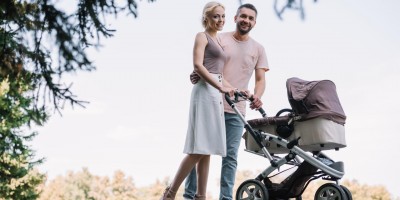 Первая прогулка с новорожденным