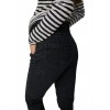 Джинси MOM FIT для вагітних Чорні