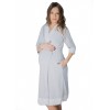Халат для беременных и кормящих Мадлен Серый