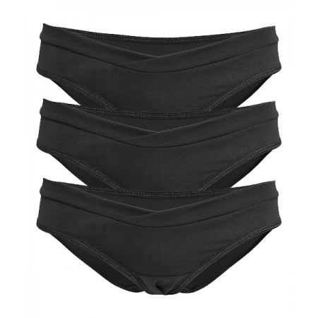 Комплект трусов под живот слип 3 шт  HN Черные