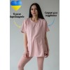 Комплект футболок оверсайз 3 шт для беременных с секретом для кормления Черная/Малиновая/Пудровая